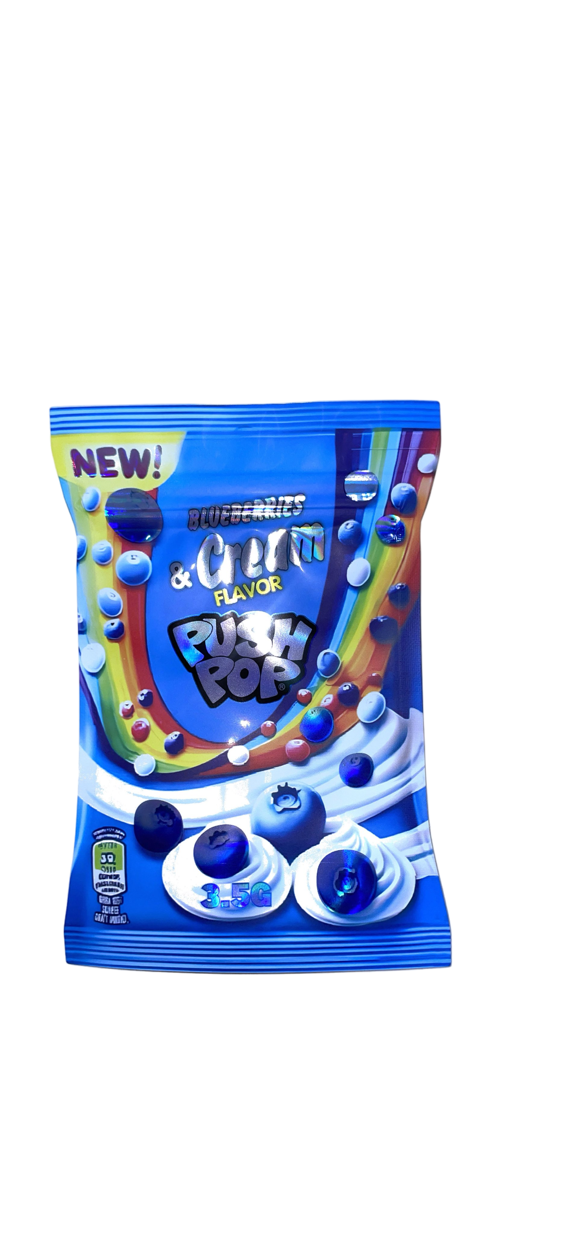 Blueberries & Cream Push Pop 3.5 Bag