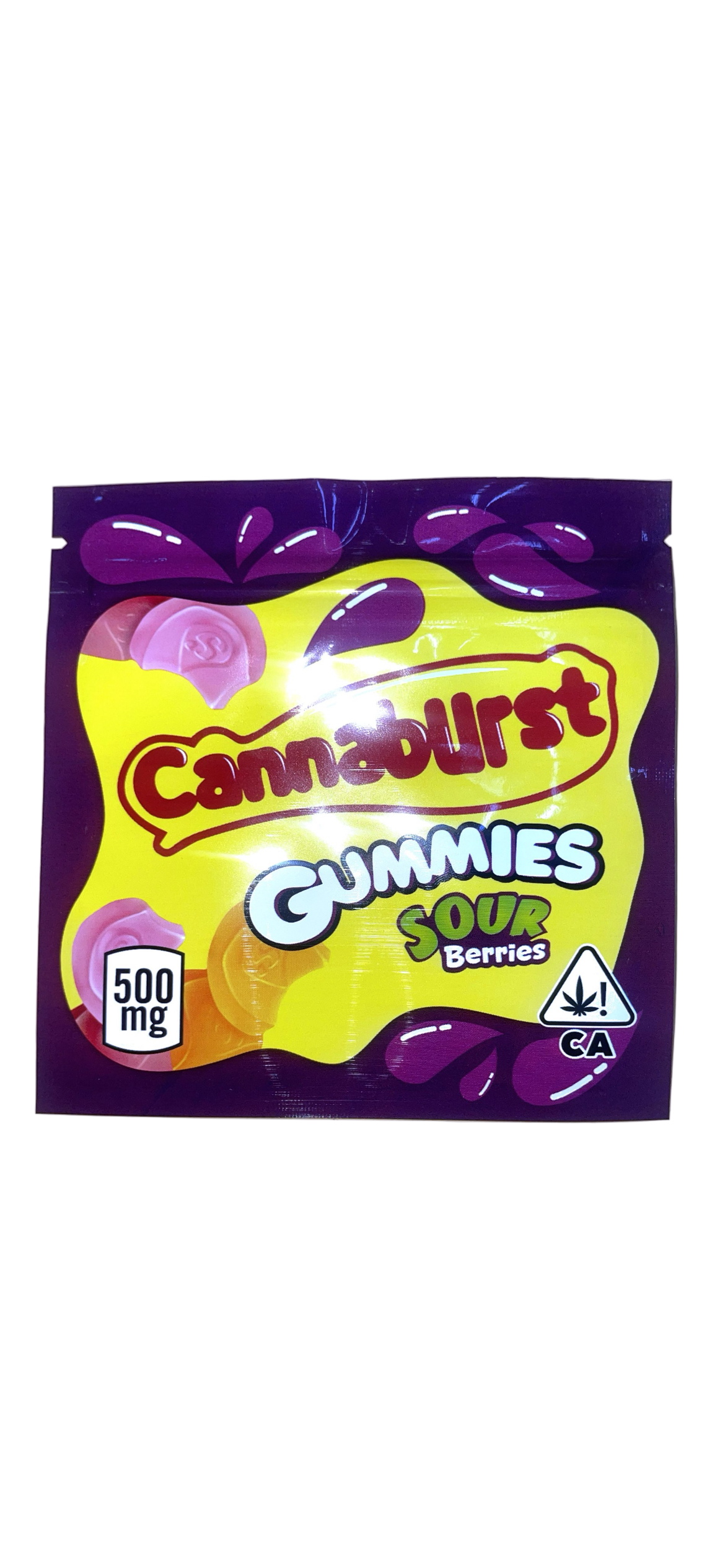 Cannaburst Gummies sour Berries
