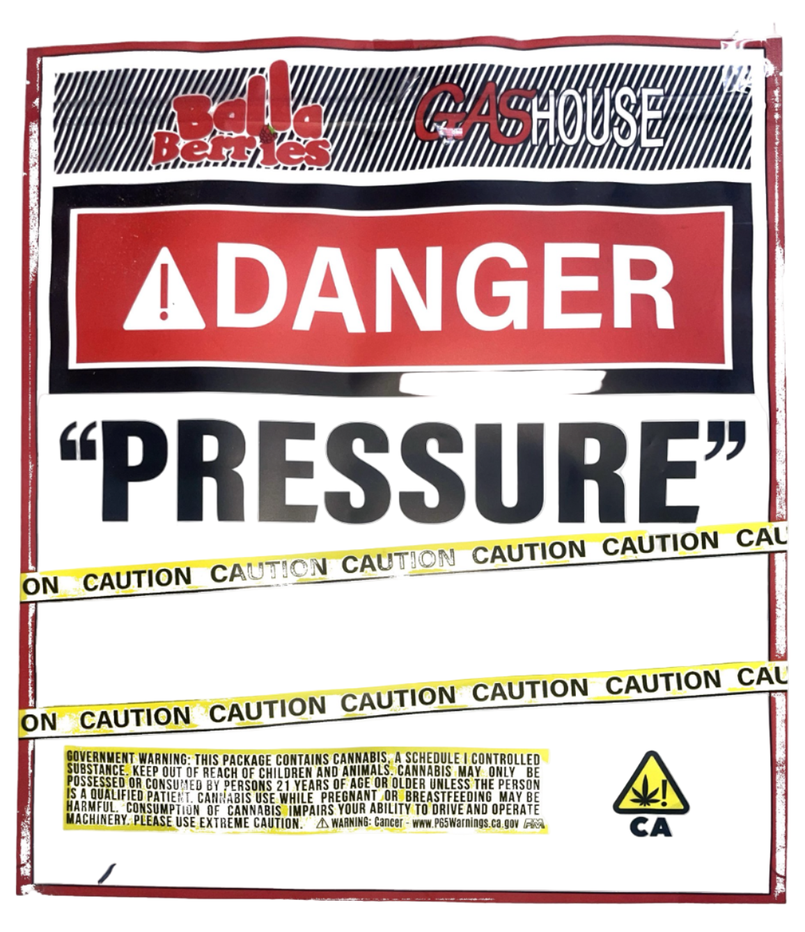 Danger Pressure Pound Bag